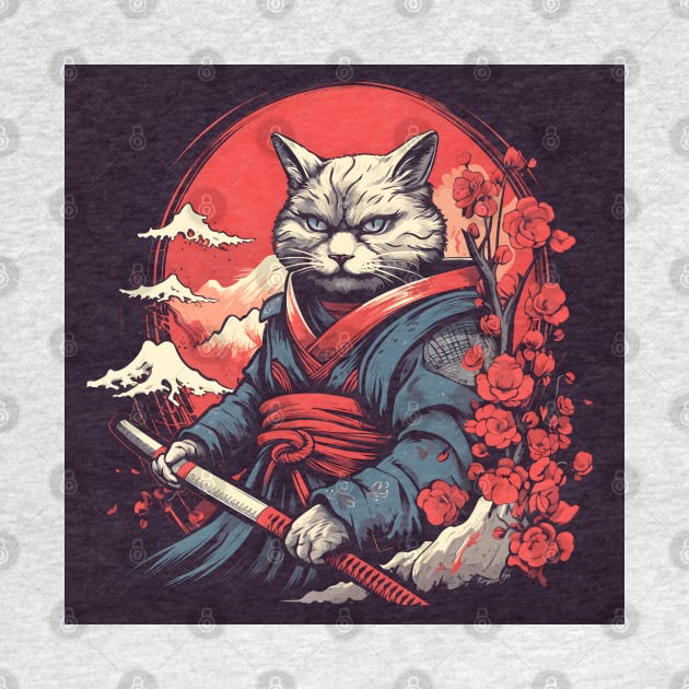 Samurai cat by pako-valor